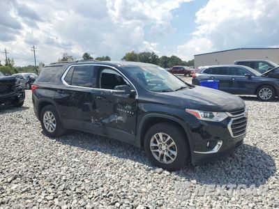 Czwarte zdjęcie samochodu z boku: 2021 CHEVROLET TRAVERSE LT VIN:1GNERGKW8MJ253757 - miniatura