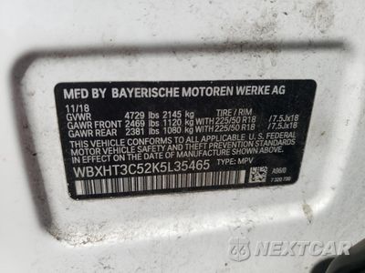 Zdjęcie 13 z 15 samochodu: 2019 BMW X1 XDRIVE28I VIN:WBXHT3C52K5L35465 - miniatura