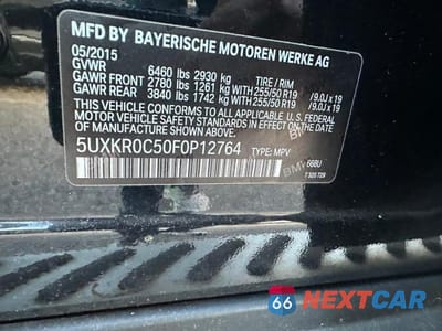 Zdjęcie 10 z 10 samochodu: 2015 BMW X5 XDRIVE35I VIN:5UXKR0C50F0P12764 - miniatura