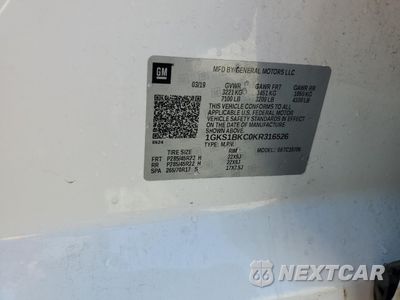 Zdjęcie 13 z 15 samochodu: 2019 GMC YUKON SLT VIN:1GKS1BKC0KR316526 - miniatura