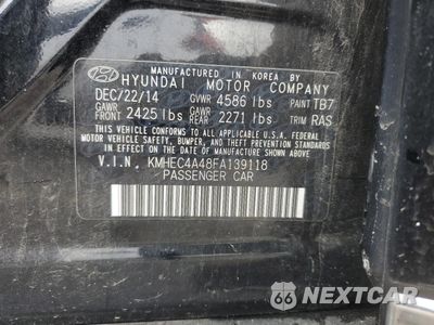 Zdjęcie 12 z 12 samochodu: 2015 HYUNDAI SONATA HYBRID VIN:KMHEC4A48FA139118 - miniatura