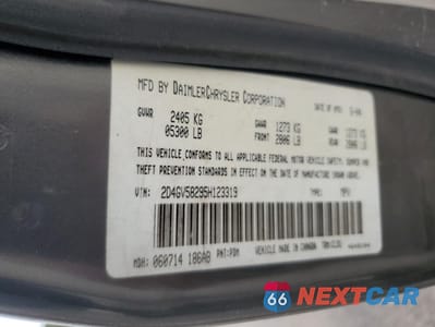 Zdjęcie 12 z 12 samochodu: 2005 DODGE MAGNUM R/T VIN:2D4GV58295H123319 - miniatura