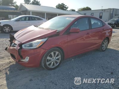 2014 HYUNDAI ACCENT GLS KMHCU4AE1EU624565 - główne zdjęcie licytacji z USA - miniatura