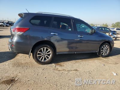 Trzecie zdjęcie samochodu z tyłu: 2014 NISSAN PATHFINDER S VIN:5N1AR2MM0EC646644 - miniatura