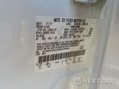 Zdjęcie 14 z 16 samochodu: 2011 FORD EDGE LIMITED VIN:2FMDK3KC2BBA79964 - miniatura
