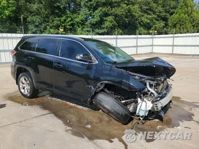 Czwarte zdjęcie samochodu z boku: 2015 TOYOTA HIGHLANDER XLE VIN:5TDJKRFH6FS203500 - miniatura