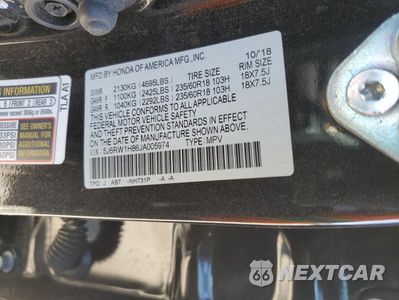 Zdjęcie 14 z 14 samochodu: 2018 HONDA CR-V EXL VIN:5J6RW1H86JA005974 - miniatura