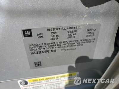 Zdjęcie 12 z 14 samochodu: 2011 CHEVROLET MALIBU LS VIN:1G1ZB5E12BF217008 - miniatura