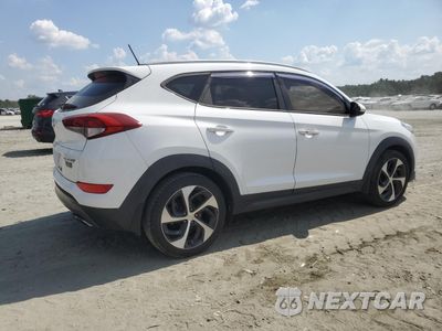 Trzecie zdjęcie samochodu z tyłu: 2016 HYUNDAI TUCSON LIMITED VIN:KM8J33A27GU181156 - miniatura
