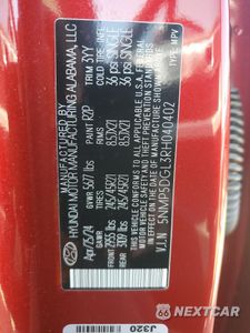 Zdjęcie 12 z 13 samochodu: 2024 HYUNDAI SANTA FE CALLIGRAPHY VIN:5NMP5DGL3RH040402 - miniatura