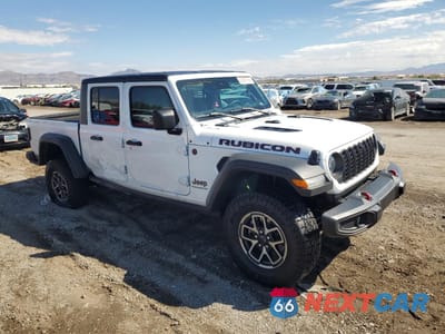 Czwarte zdjęcie samochodu z boku: 2024 JEEP GLADIATOR RUBICON VIN:1C6JJTBG1RL113701 - miniatura