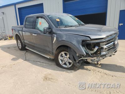 Czwarte zdjęcie samochodu z boku: 2025 FORD F150 XLT VIN:1FTFW3L53SKE28024 - miniatura