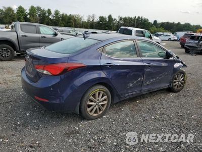 Trzecie zdjęcie samochodu z tyłu: 2014 HYUN ELANTRA SE VIN:5NPDH4AE9EH541943 - miniatura