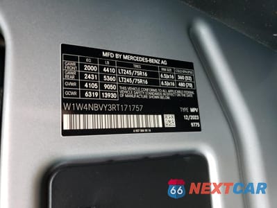 Zdjęcie 13 z 14 samochodu: 2024 MERCEDES-BENZ SPRINTER 2500 VIN:W1W4NBVY3RT171757 - miniatura