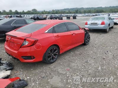 Trzecie zdjęcie samochodu z tyłu: 2020 HONDA CIVIC SPORT VIN:2HGFC2F85LH573925 - miniatura