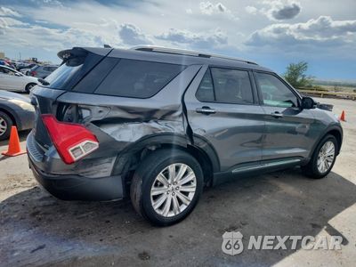 Trzecie zdjęcie samochodu z tyłu: 2022 FORD EXPLORER LIMITED VIN:1FMSK8FH8NGA60567 - miniatura