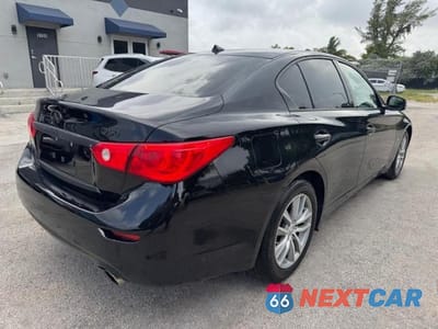 Trzecie zdjęcie samochodu z tyłu: 2017 INFINITI Q50 PREMIUM VIN:JN1EV7AR8HM835199 - miniatura
