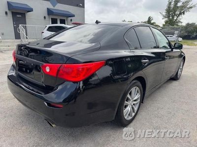 Trzecie zdjęcie samochodu z tyłu: 2017 INFINITI Q50 PREMIUM VIN:JN1EV7AR8HM835199 - miniatura