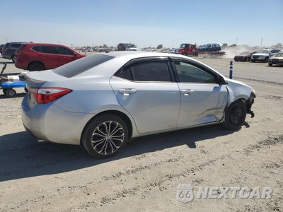 Trzecie zdjęcie samochodu z tyłu: 2015 TOYOTA COROLLA L VIN:5YFBURHE3FP261526 - miniatura