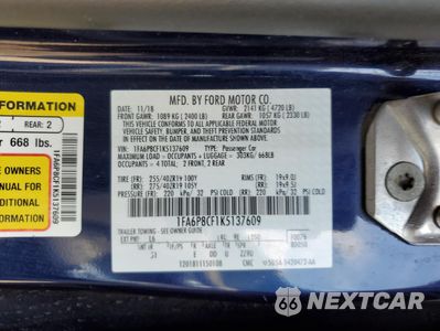 Zdjęcie 12 z 15 samochodu: 2019 FORD MUSTANG GT VIN:1FA6P8CF1K5137609 - miniatura