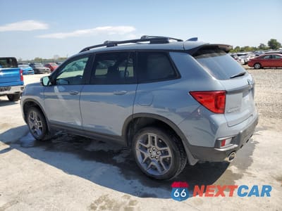 Drugie zdjęcie samochodu z przodu: 2023 HONDA PASSPORT EXL VIN:5FNYF8H56PB021768 - miniatura