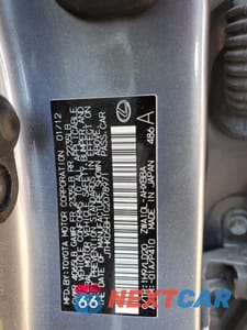 Zdjęcie 12 z 14 samochodu: 2012 LEXUS CT 200 VIN:JTHKD5BH1C2078971 - miniatura