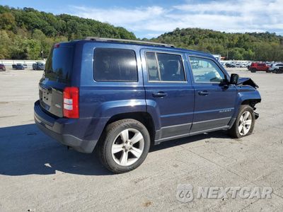 Trzecie zdjęcie samochodu z tyłu: 2014 JEEP PATRIOT LATITUDE VIN:1C4NJRFB7ED884471 - miniatura