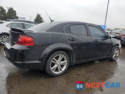 Trzecie zdjęcie samochodu z tyłu: 2011 DODGE AVENGER MAINSTREET VIN:1B3BD1FG2BN508386 - miniatura