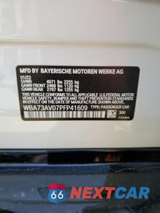 Zdjęcie 12 z 14 samochodu: 2023 BMW 430XI GRAN COUPE VIN:WBA73AV07PFP41609 - miniatura