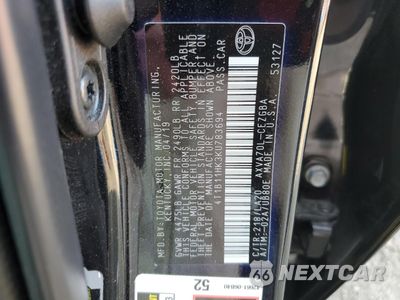 Zdjęcie 12 z 13 samochodu: 2019 TOYOTA CAMRY L VIN:4T1B11HK3KU783694 - miniatura