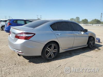 Trzecie zdjęcie samochodu z tyłu: 2017 HONDA ACCORD SPORT VIN:1HGCR2F57HA260288 - miniatura
