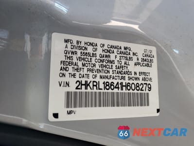 Zdjęcie 13 z 13 samochodu: 2001 HONDA ODYSSEY EX VIN:2HKRL18641H608279 - miniatura