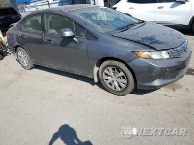 Czwarte zdjęcie samochodu z boku: 2012 HONDA CIVIC LX VIN:19XFB2F51CE085963 - miniatura