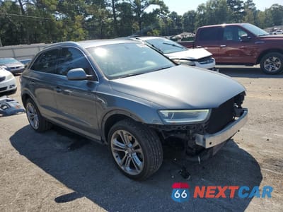 Czwarte zdjęcie samochodu z boku: 2015 AUDI Q3 PREMIUM PLUS VIN:WA1EFCFS1FR014020 - miniatura