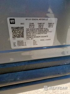 Zdjęcie 25 z 26 samochodu: 2023 CHEVROLET TRAVERSE RS VIN:1GNEVJKW2PJ315473 - miniatura