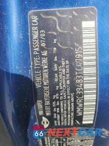 Zdjęcie 12 z 12 samochodu: 2003 MINI COOPER VIN:WMWRC33483TC47915 - miniatura