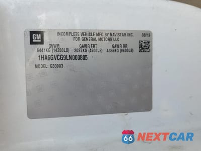 Zdjęcie 10 z 10 samochodu: 2020 CHEVROLET EXPRESS G4500 VIN:1HA6GVCG9LN000805 - miniatura