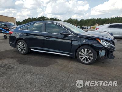 Czwarte zdjęcie samochodu z boku: 2017 HYUNDAI SONATA SPORT VIN:5NPE34AF3HH552842 - miniatura