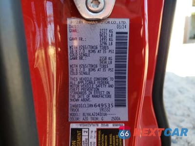 Zdjęcie 13 z 13 samochodu: 2024 NISSAN FRONTIER S - CLEAN TITLE - PRIOR FLEET VIN:1N6ED1CL1RN649535 - miniatura