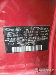 Zdjęcie 12 z 12 samochodu: 2015 HYUNDAI ELANTRA SE VIN:KMHDH4AE2FU322311 - miniatura