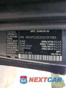Zdjęcie 13 z 15 samochodu: 2016 MERCEDES-BENZ METRIS VIN:WD4PG2EEXG3181083 - miniatura