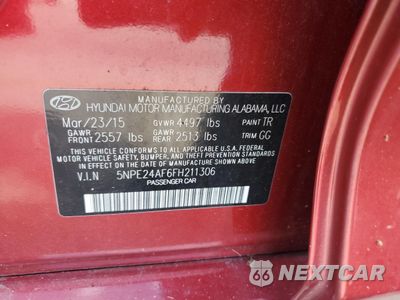 Zdjęcie 12 z 12 samochodu: 2015 HYUNDAI SONATA SE VIN:5NPE24AF6FH211306 - miniatura