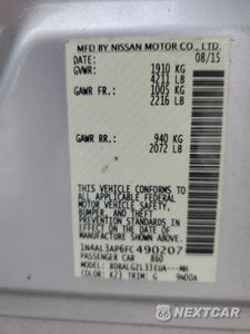 Zdjęcie 13 z 13 samochodu: 2015 NISSAN ALTIMA 2.5 VIN:1N4AL3AP6FC490207 - miniatura