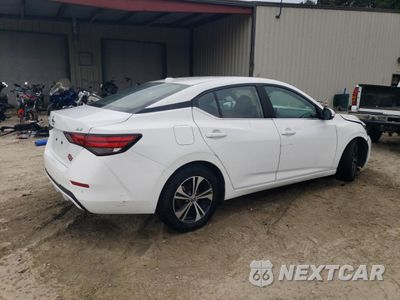 Trzecie zdjęcie samochodu z tyłu: 2021 NISSAN SENTRA SV VIN:3N1AB8CV2MY268051 - miniatura