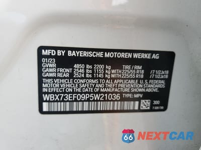 Zdjęcie 14 z 16 samochodu: 2023 BMW X1 XDRIVE28I VIN:WBX73EF09P5W21036 - miniatura
