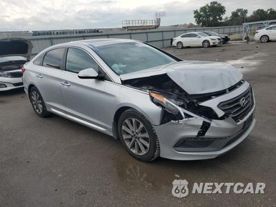 Czwarte zdjęcie samochodu z boku: 2017 HYUNDAI SONATA SPORT VIN:5NPE34AFXHH552529 - miniatura