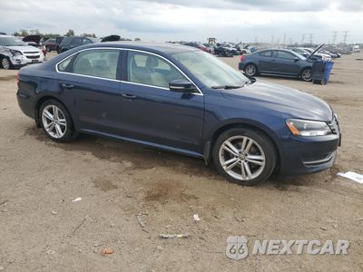 Czwarte zdjęcie samochodu z boku: 2015 VOLKSWAGEN PASSAT SE VIN:1VWBV7A30FC052714 - miniatura