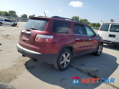 Trzecie zdjęcie samochodu z tyłu: 2010 GMC ACADIA SLT-1 VIN:1GKLRMED5AJ118535 - miniatura