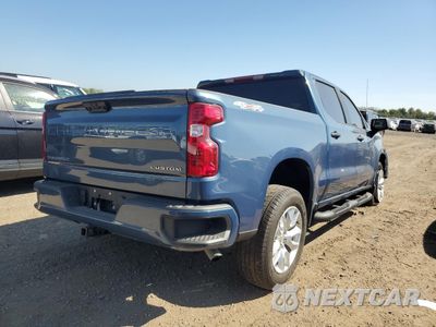 Trzecie zdjęcie samochodu z tyłu: 2024 CHEVROLET SILVERADO K1500 CUSTOM VIN:1GCPDBEK7RZ342529 - miniatura
