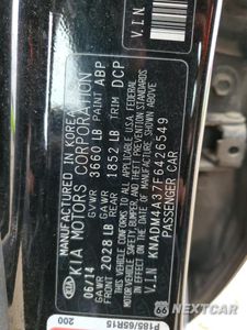 Zdjęcie 13 z 15 samochodu: 2015 KIA RIO LX VIN:KNADM4A37F6426549 - miniatura
